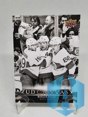 2023-24 Upper Deck Series 1 UD Canvas Black & White Morgan Rielly #C77